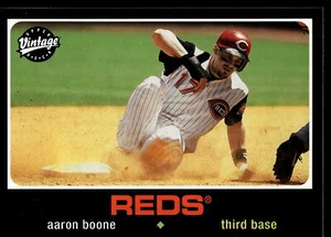 2002 Upper Deck Vintage Aaron Boone #256 Cincinnati Reds Baseball Card - Picture 1 of 2