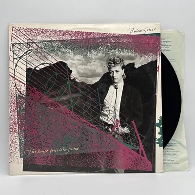 Brian Setzer - The Knife Feels Like Justice - 1986 US Album (NM) - Image 1 of 4