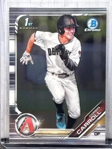 Corbin Carroll 2019 Bowman Draft Chrome 1st Bowman #BDC-125 Rookie Card RC - Bild 1 von 2