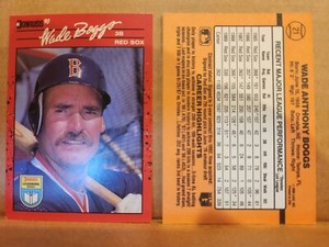 1990 Donruss Learning Series Wade Boggs #21