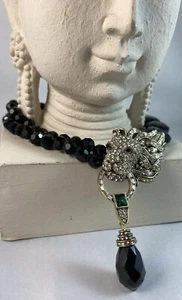 HEIDI DAUS “Me Wow” Beaded Crystal Lion Necklace - Picture 1 of 12
