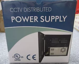 Brand New 18 Channel 20A CCTV Security Regulated Camera Power Supply Box 12 V DC - Picture 1 of 7