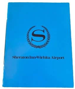 Vintage c1970s Sheraton Inn Hotel Restaurant Dinner Menu Wichita Airport Kansas - Imagen 1 de 3