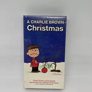 A Charlie Brown Christmas (klassisches animiertes Video VHS) neu & versiegelt seltene MUSCHEL - Bild 1 von 6