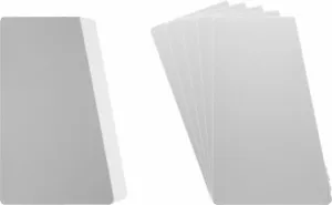 (30) Tarjetas divisoras de índice de papelera de cómics - inclinadas 7" x 11" - blancas estándar 30 mil - Imagen 1 de 2