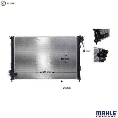 RADIATOR ENGINE COOLING CR 983 000S FOR MINI W10 B14 A 1.4L W10 B16 A 1.6L 4cyl - Image 1 of 4