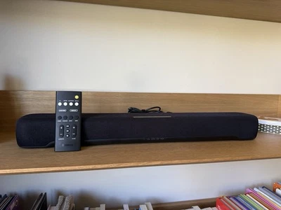 Yamaha SR-C20A Compact Sound Bar Bluetooth Built-in Subwoofer Black Working - image 1 of 4