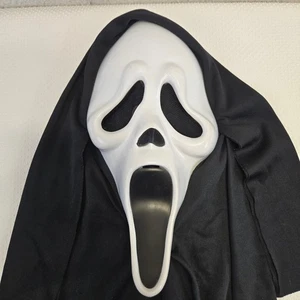 Scream Ghost Gesichtsmaske S9206 2013 Halloween Kostüm leuchtet nicht Kunststoff - Bild 1 von 10
