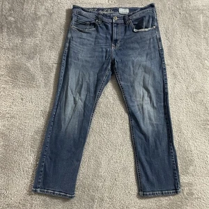 TK Axel Jeans Herren 36x30 Slim Boot Cut Blau Denim Medium Wash Mid Rise Stretch - Bild 1 von 10