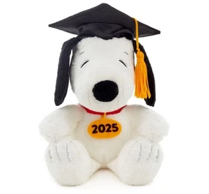 Graduation Snoopy Peanuts W/2025 Hat & Tag Plush Soft Graduation Gift - Imagen 1 de 4