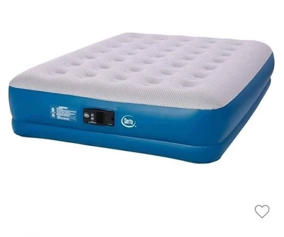 Serta 16" Raised Inflatable Air Mattress with Built in Pump - Queen - Image 1 of 4