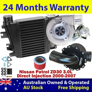 Upgrade Turbo, Intercooler and Air Box For Nissan Patrol ZD30 3.0L 2000-2007 - Picture 1 of 13
