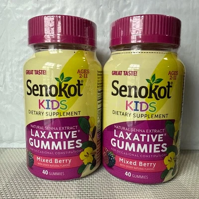 Gomitas laxantes Senokot Kids mezcladas bayas, 40 unidades, caducidad: 04/2026 lotes de 2 Foto 1 de 3