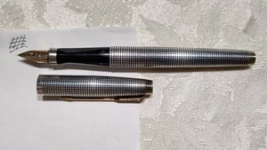 Parker Fountain Pen 925 Sterling Silver Cisele USA Extra Fine XF Nib - Picture 1 of 8