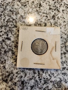 1881 3 Cent Nickel Piece - Picture 1 of 2