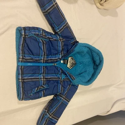 zeroXposur youth blue plaid coat winter Size 24 Months - Image 1 of 4