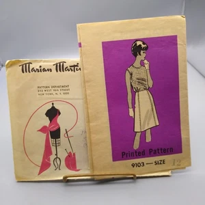 Vintage Schnittmuster 9103, Versandhandel 70er Jahre Marian Martin Bluse und Rock - Bild 1 von 1