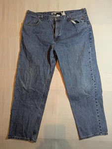 Pantalones de mezclilla Harley Davidson para hombre 38x30 pierna recta tiro medio lavado azul - Imagen 1 de 11