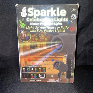 Sparkle Celebration Bewegung Projektionslicht - 5 Muster - 3 Geschwindigkeiten - Bild 1 von 6