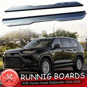 2PC Side Steps Nerf Bar Running Board Fits For Toyota Grand Highlander 2024-2026 - Imagen 1 de 7