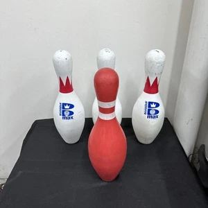 Lot (4) Used Brunswick Max Pins King Pin USBC Approved Plastic Coated Bowling - Picture 1 of 8