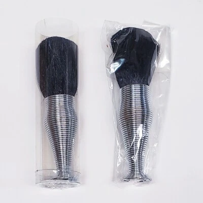 (2) Modelos Prefieren Pelo de Cabra Espiral Plateado XL Polvo Rubor Bronceador Pinceles de Maquillaje Foto 1 de 4