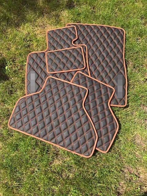 Alfombrillas de coche de cuero negras de lujo a medida totalmente adaptadas para BMW X5 E70 2007- Foto 1 de 4