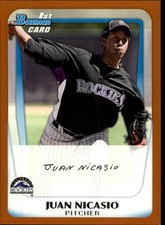 2011 Bowman Prospects Orange #BP46 Juan Nicasio /250 