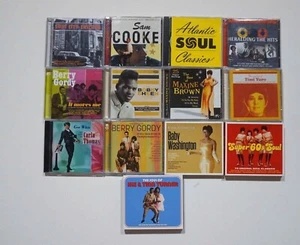 13 CD Lot 1960s Soul R&B Motown Various Artists Tina Turner 21 DISCS TOTAL - Picture 1 of 2