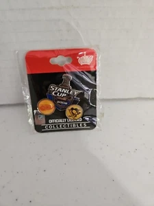 2008 NHL Stanley Cup Finals Dueling Logo Jersey, Cap Pin (Reverse Certification) - Bild 1 von 10