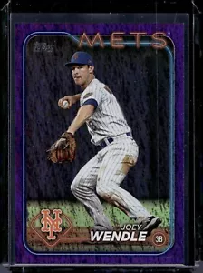2024 Topps Purple Foil #577 Joey Wendle Serial #060/799 - Bild 1 von 2