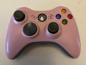 Xbox 360 Official Wireless Pad Pink Video Game Controller Spare or repair - Picture 1 of 4