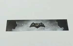 BATMAN V SUPERMAN: DAWN OF JUSTICE BOOKMARK MARCH 25 2016 FILM PREMIERE SPECIAL - Picture 1 of 3