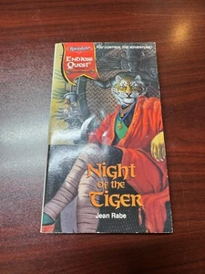 Endless Quest Night of the Tiger Jean Rabe 1995 Vtg Ravenloft TSR - Picture 1 of 5