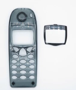 Smoked Translucent Clear Faceplate for Vintage Nokia 6190 NSB-3NX Cell Phone - Picture 1 of 8