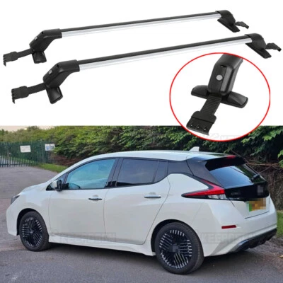43.3" Car Top Roof Rack Cross Bar Luggage Carrier+Lock For Nissan Leaf 2011-2024 - Image 1 of 4