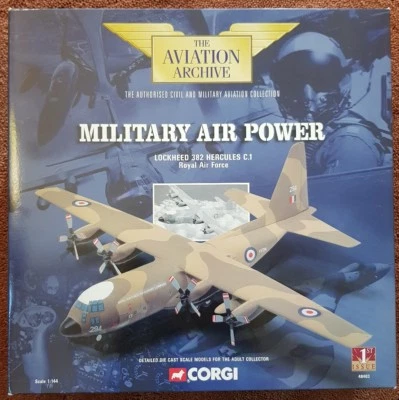 CORGI Aviation Archive MilitaryLockheed 382 Hercules C.1 RAF 48403 1st Issue NEW - Image 1 of 2