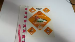 Alter Aufkleber Stiftung Schweizer Sporthilfe mit Autogramm Sport Olympia rar - Bild 1 von 1