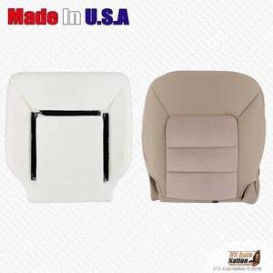 2003 2004 2005 2006 Ford Expedition Driver Bottom Cloth Cover & Foam Cushion Tan - Picture 1 of 4
