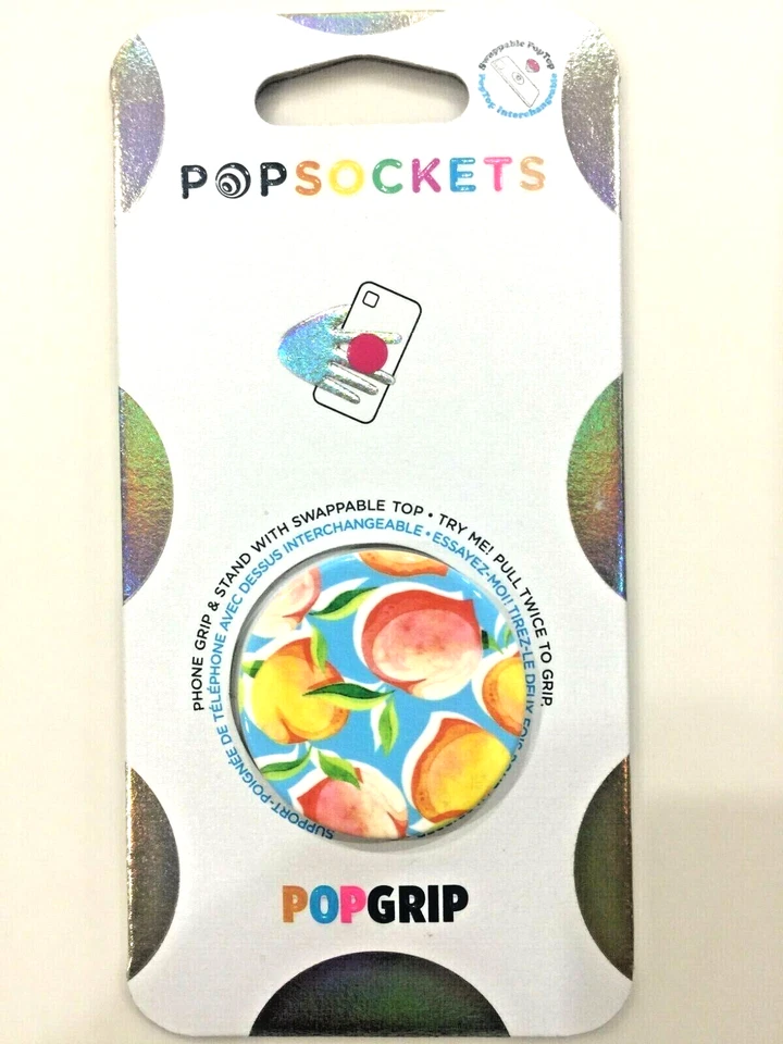 PopSockets PopGrip Cell Phone Grip & Stand - Just Peachy (Gloss) NEW - Image 1 of 4