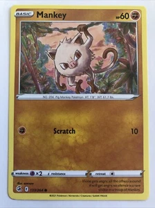 Pokémon TCG Fusion Strike Mankey 133/264 NM - Picture 1 of 2