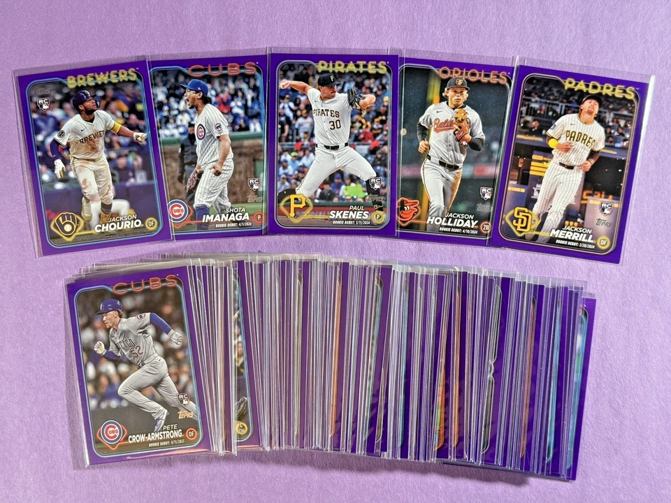 2024 Topps Update Series - Meijer Purple Parallel Singles - Combined Shipping - Image 1 of 1
