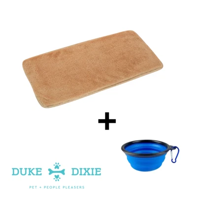 Pet carrier mat bed for Kennel Cat Dog Rabbit Soft Cozy Pad Washable Travel Bowl - Image 1 of 4