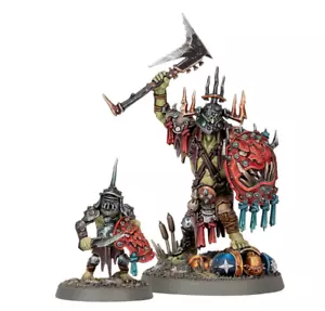 Killaboss w/ Stab-grot *New on sprue* Orruk Warclans Warhammer Age of Sigmar AoS - Picture 1 of 2