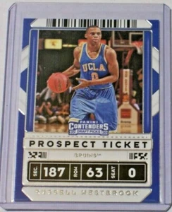 Tarjeta base de variación Contenders Draft Picks 2020-21 Russell Westbrook envío gratuito - Imagen 1 de 1