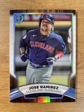 2022 Topps Tribute #3 Jose Ramirez Cleveland Guardians