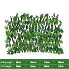 Expanding Trellis Garden Screening Fence Privacy Screen Artificial Ivy Leaves