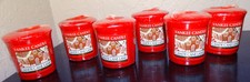 Yankee Candle Set of 6 Candy Cane Lane Votives New 1308387