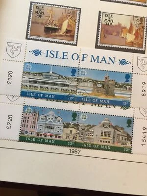 Isle of Man Stamps 1987 SG 344-347 Europa ‘87 Architecture USED - Image 1 of 2