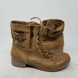 guess canaly platform combat boot